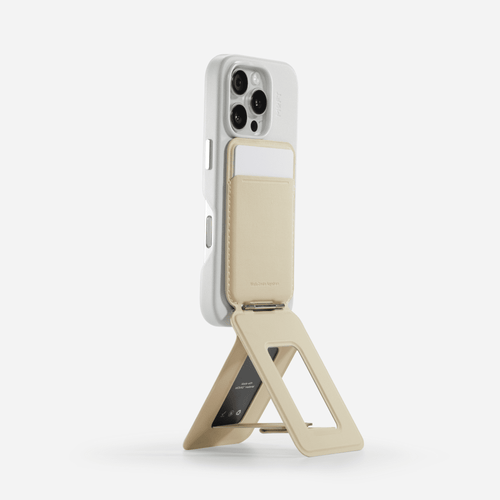 Snap Phone Tripod Stand MOVAS™ - MagSafe Compatible For Phones MS027 Tripod Wallet Earthen Beige