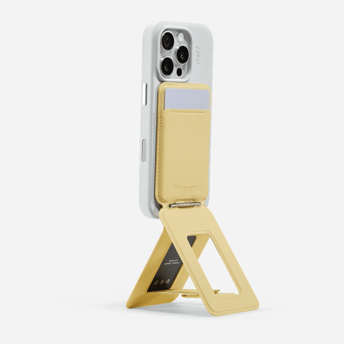 Snap Phone Tripod Stand MOVAS™ - MagSafe Compatible For Phones MS027 Tripod Wallet Wonder Yellow