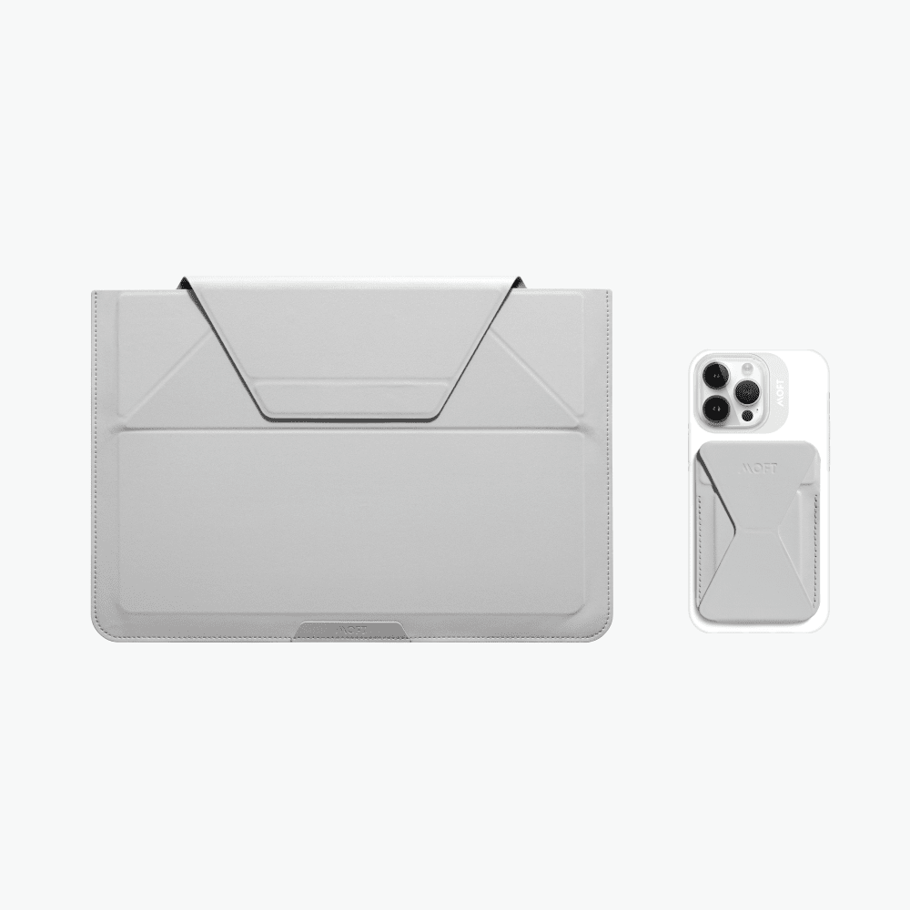 Urban Commuter Set - Laptop Sleeve & Snap-on Phone Stand bundle02 Misty Cove 14"" 