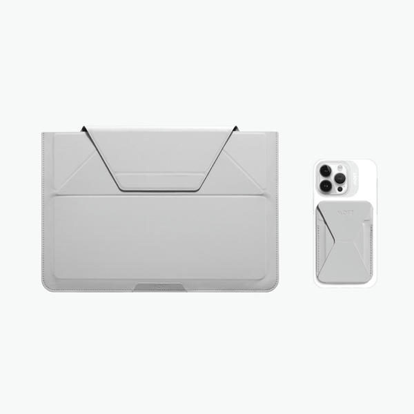 Urban Commuter Set - Laptop Sleeve & Snap-on Phone Stand bundle02 Misty Cove 14"" 