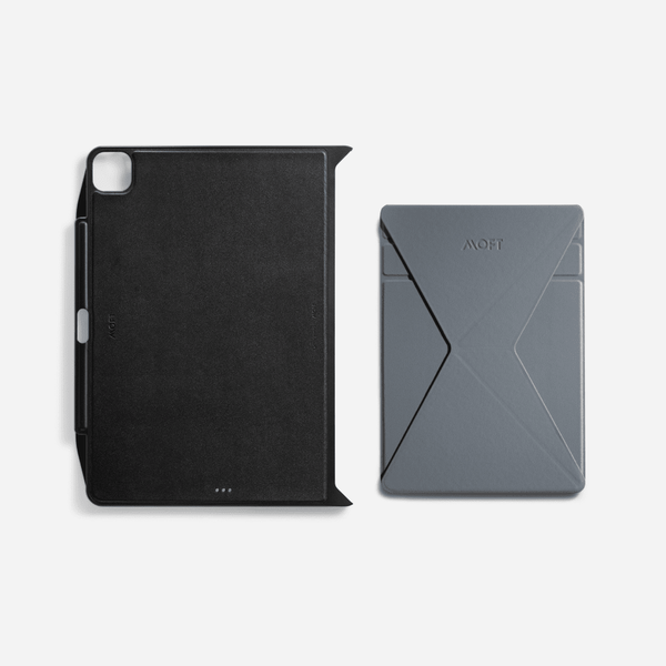 Snap iPad Case & Stand (Magnetic-friendly) For Tablets MD014+MS009M Gray iPad Pro 12.9"" (5th/6th Gen.) 