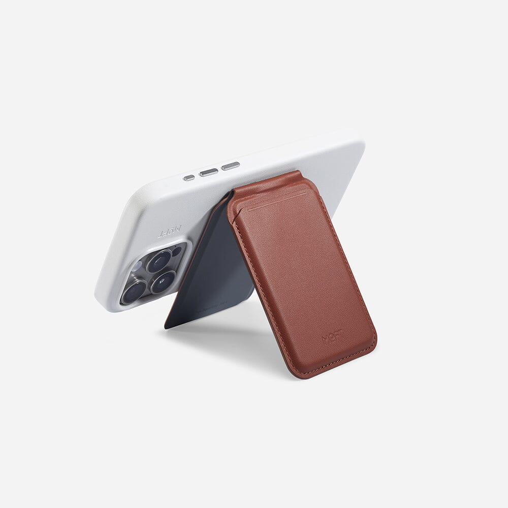 Flash Wallet & Stand - MagSafe Compatible For Phones MS025 Brown MOVAS™ 