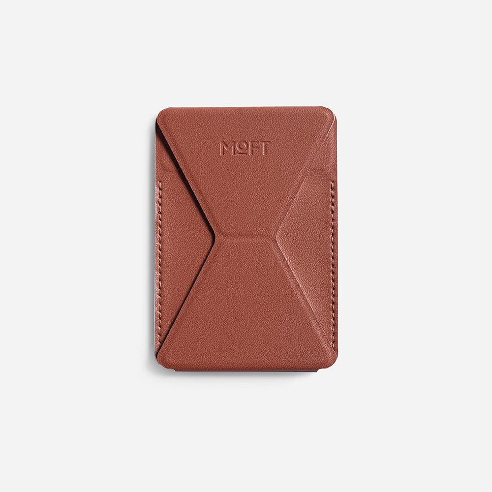 Adhesive Phone Stand & Wallet For Phones MS007 Sienna Brown MOVAS™ 